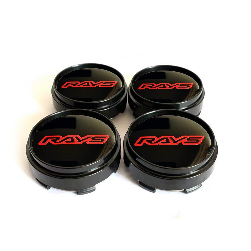 CarDIY Hosher 4pc 66MM Rays Car Sport Rim Wheel Center Cap VOLK RACING