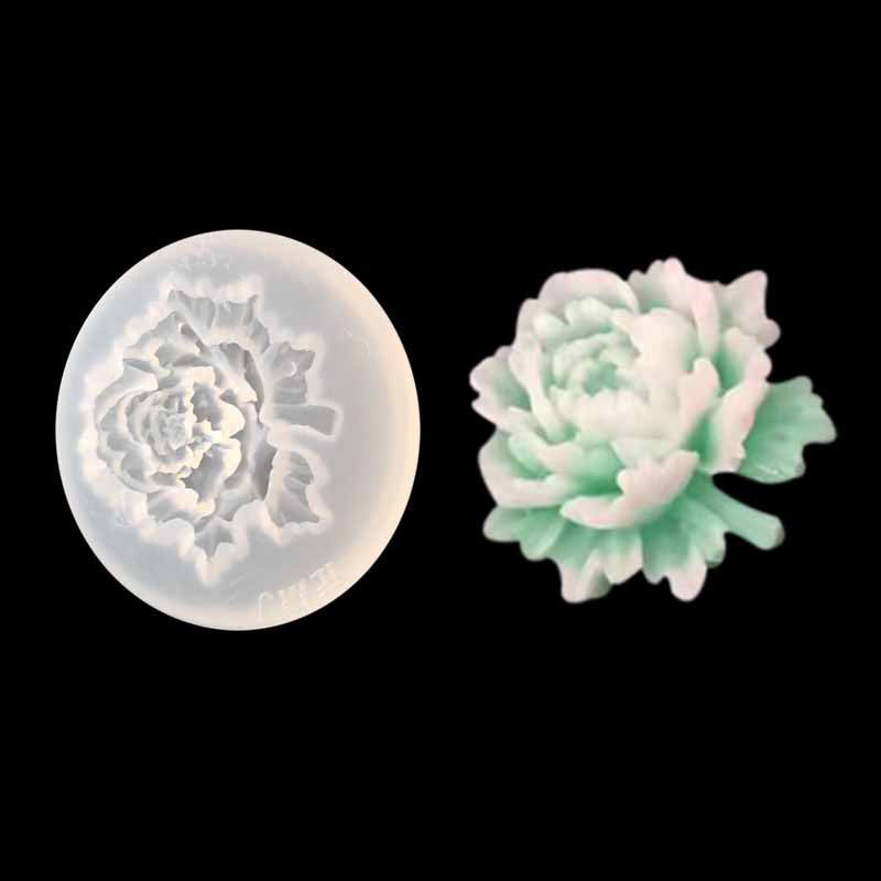 Ug Hot Sale Creative Flower Bloom Rose Shape Silicone Fondant Soap