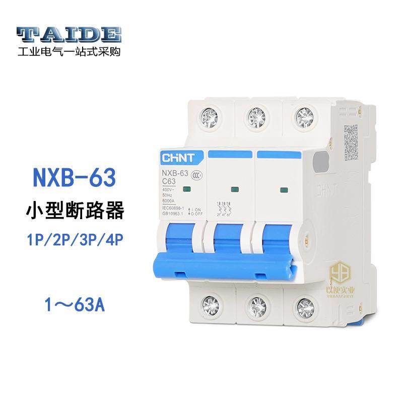 Cầu dao MCB Chint NXB-63 - 16A 6KA 3P