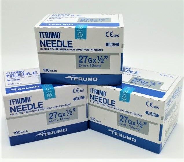 Terumo Needle 27Gx1 2 0 40x13mmx100pcs Lazada