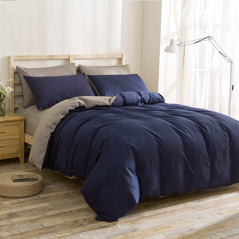 Bedding Sets For Set S Brands Review In 1 5m 3pcs 4pcs 2colors Aloe Cotton Peach Fabric India Bed Sheet Solid Color