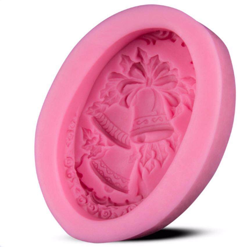 2 ชิ้นคริสต์มาสของขวัญซิลิโคนแม่พิมพ์เค้กตกแต่งเครื่องมือช็อกโกแลต Mould Bkhot ลูกอมคุกกี้ DIY Saccharides แม่พิมพ์- นานาชาติ
