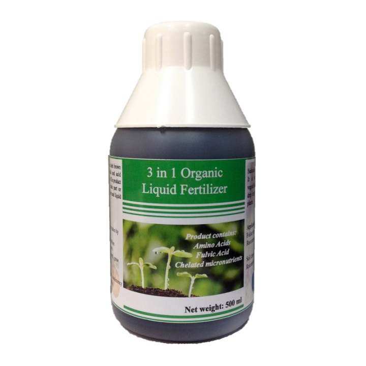 3 In 1 Organic Liquid Fertilizer Amino Acids Fulvic Acids Chelated