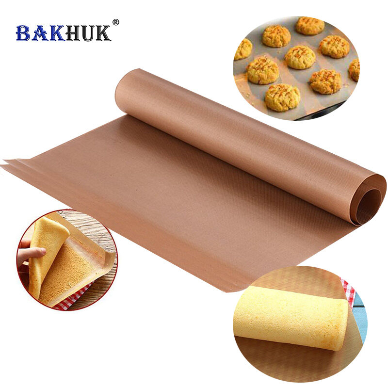3Pcs Teflon Sheet 40*60cm, Reusable Resistant Baking Mat, Oil-proof Paper, Baking Oven Tool, Non-stick for BBQ