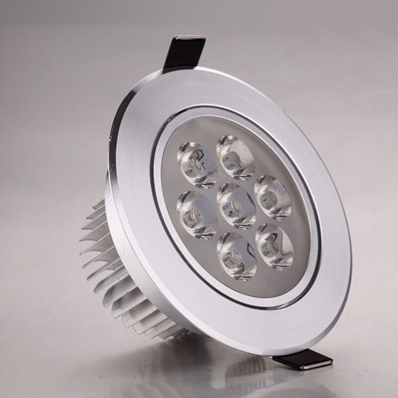 4PCS 7W Warm White LED Ceiling Recessed Down light Fixture Lamp Light&Driver - intl Singapore