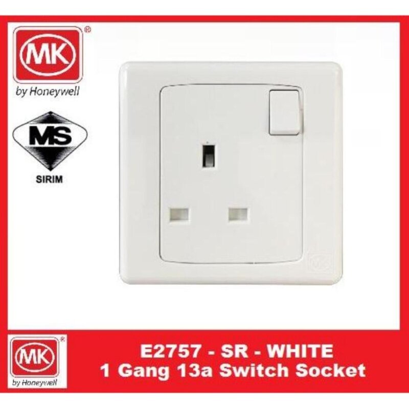 5 pcs MK E2757 Single Switch Socket