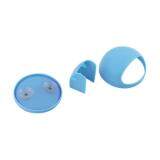 Belle Bathroom Kitchen Toothbrush Toothpaste Wall Strong Mount Suction Cups Holder Blue