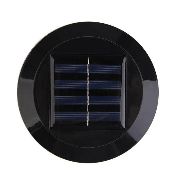 Black 3s Solar Gutter Light Outdoor Garden Wall Lobby Pathway Lamp