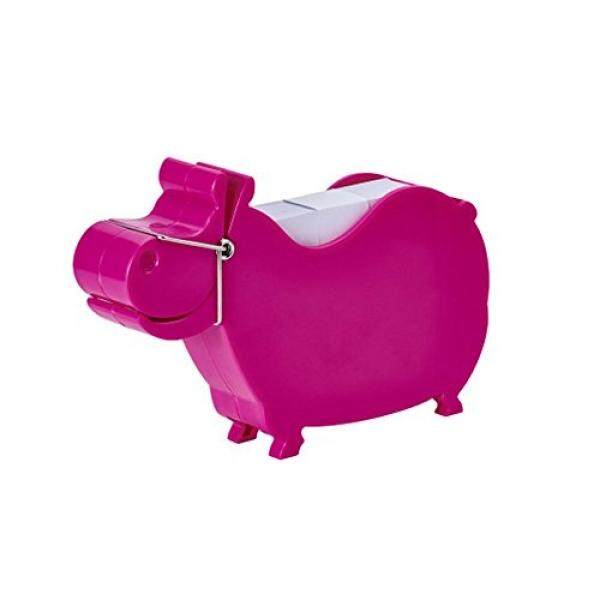 Chris-wang Multi-fungsional Plastik Hewan Boneka Memo Pemegang Klip Penyangga Note Alas Dispenser Organizer, dengan 200 Lembar Warna Acak 2.63X2.63 Memo Termasuk-Internasional