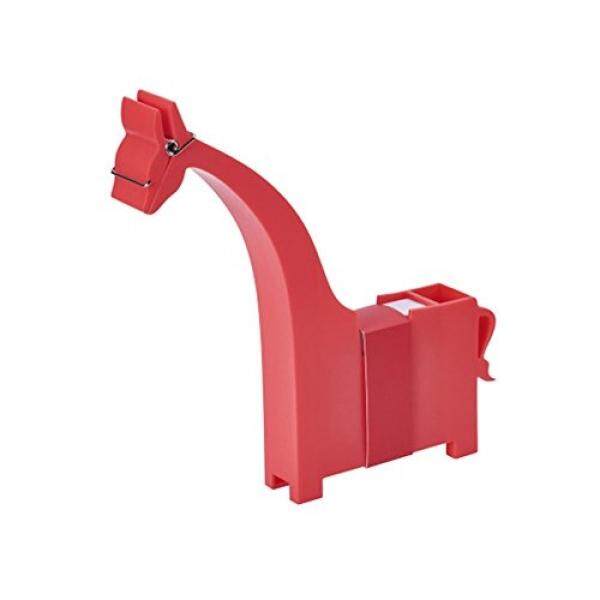 Chris-wang Multi-fungsional Plastik Hewan Boneka Memo Pemegang Klip Penyangga Note Alas Dispenser Organizer, dengan 200 Lembar Warna Acak 2.63X2.71 Memo Termasuk-Internasional