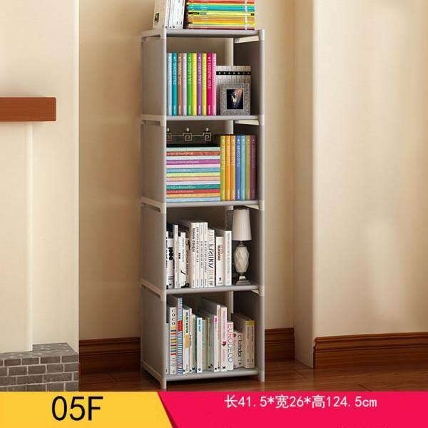 Easy Shelf Multi-function Non-woven Dustproof Bookcase Childrens Bookshelves Kids Room Storage Rack Kitchen Bathroom Shelf