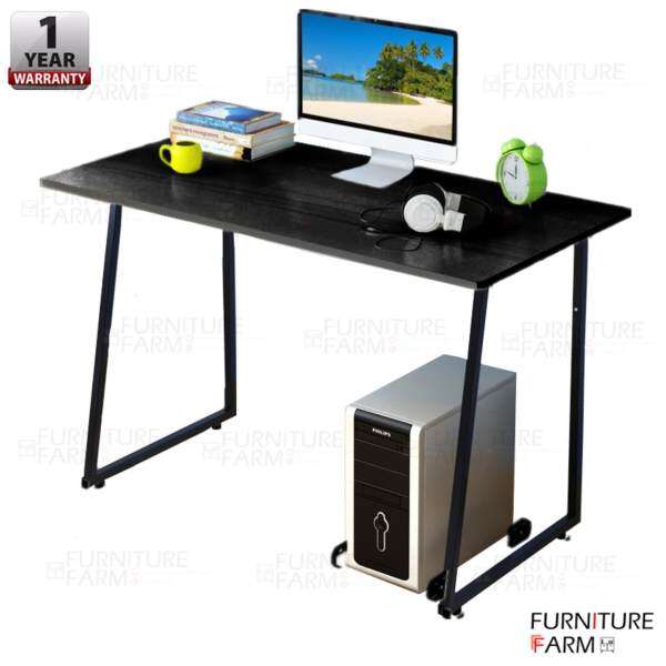 F 140 X 70 75 Cm Obliquo Simple Office Table With Black Steel F 140 X 70 75 Cm Obliquo Simple Office Table With Black Steel Frame Malaysia