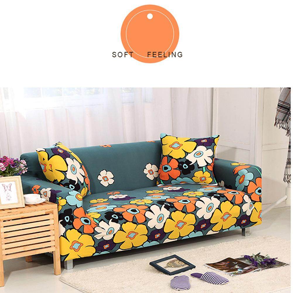 Flowers Pattern Decorative Pillow Case Back Cushion Covers Slipcover Sofa Cover Color:Spring blooming Size:Four 240 ~ 300cm - intl