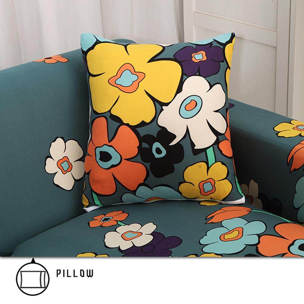 Flowers Pattern Decorative Pillow Case Back Cushion Covers Slipcover Sofa Cover Color:Spring blooming Size:Four 240 ~ 300cm - intl