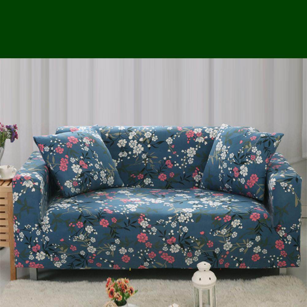 Flowers Pattern Decorative Pillow Case Back Cushion Covers Slipcover Sofa Cover Color:Spring blooming Size:Four 240 ~ 300cm - intl