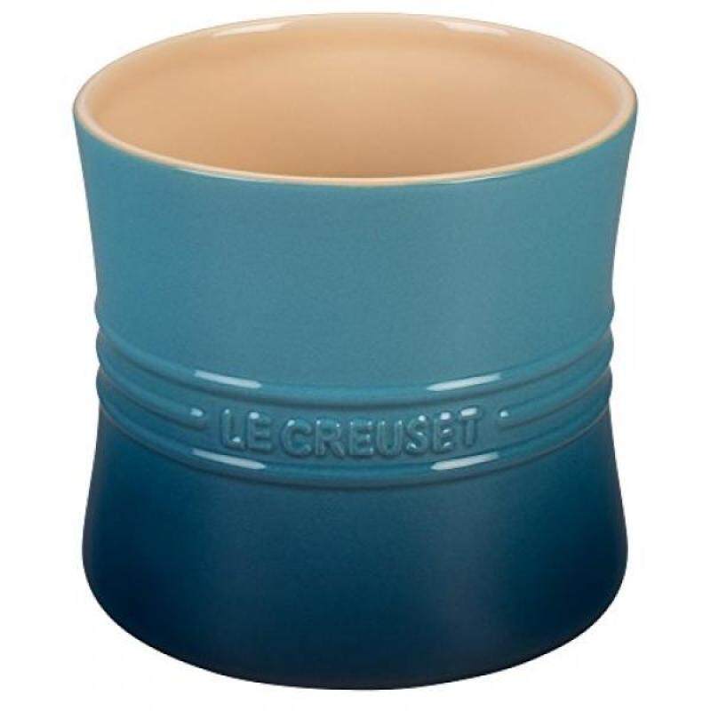 Le Creuset Stoneware 2 3/4-Quart Utensil Crock, Marine - intl Singapore