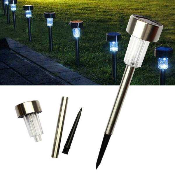 Outdoor Garden Solar Power Led Light Lawn Pathway Stake Lamp Outdoor Garden Solar Power Led Light Lawn Pathway Stake Lamp Landscape Lighting Intl