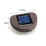 Outdoor Solar Powered 2 Wall Stairway Mount Garden Cool White Light Lamp(…)