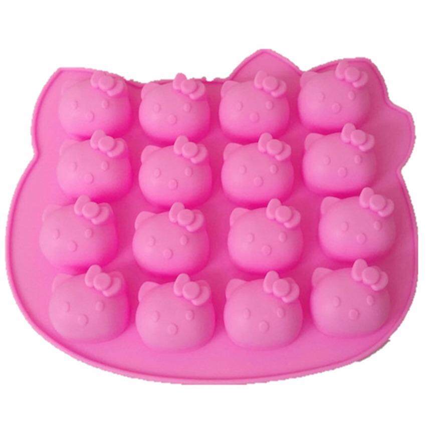 Pink cake molds Shape Fondant Cake Pan Silicone Mold Sugar Craft Baking Pan Cake Decoration molds 2pcs/set