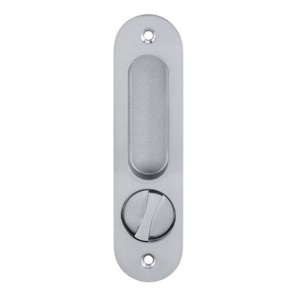 Khóa Cửa lùa Tay Cầm Chống trộm với Phím Bấm Kho Thóc Nội Thất Gỗ Phần Cứng Bạc-quốc tế