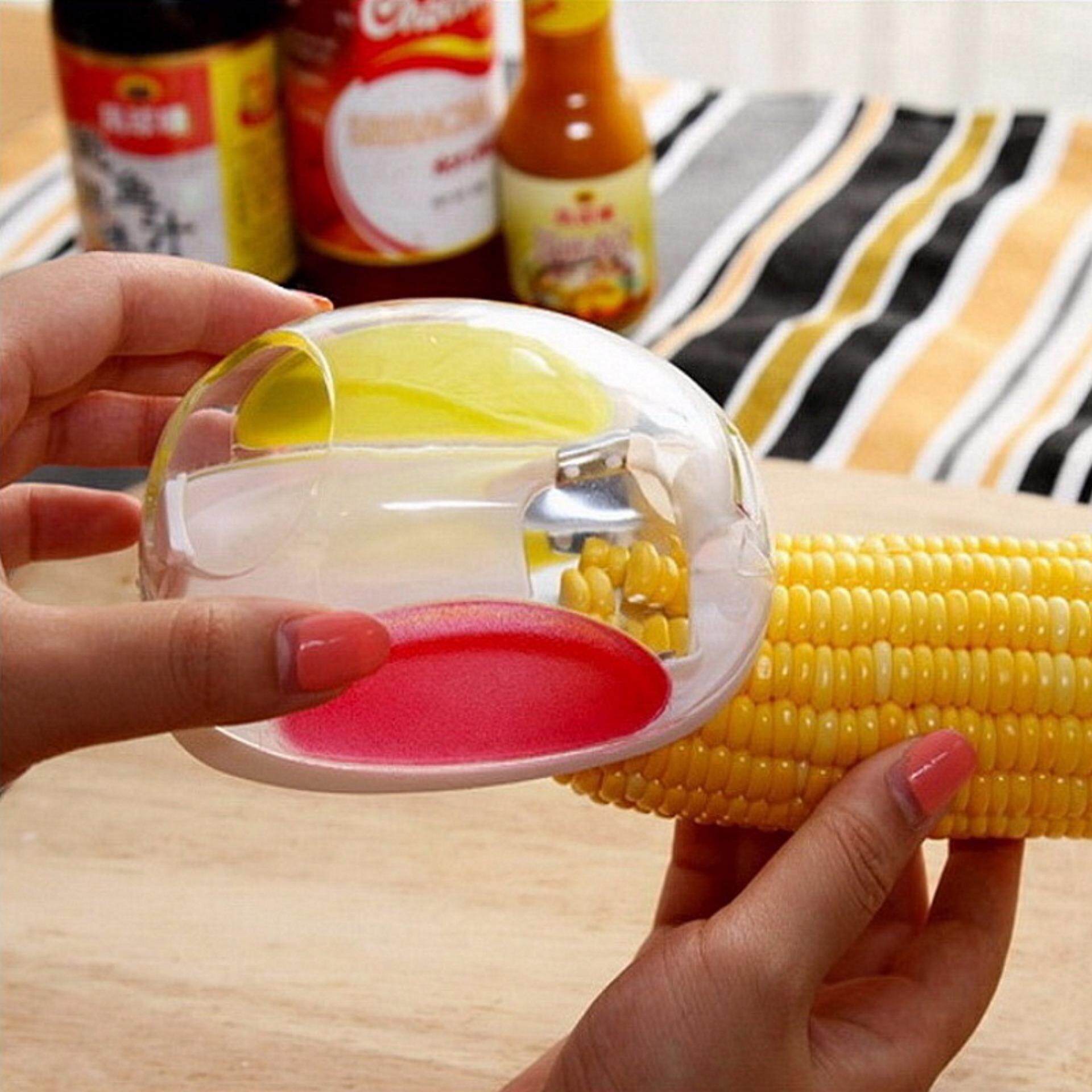 Corn Stripper Chenxi Corn Cutter - Corn Cob Peeler Quick Corn Cob Remover Corn Kerneler Corn Shucker Kitchen Cooking Tools with Hand Protector