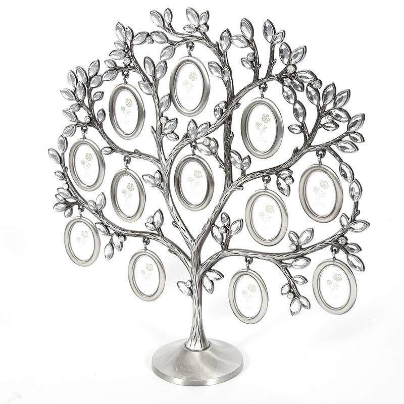 Stylish Family Tree Hanging Photo 12 Frame Holder Home Table Desk Display Decor - intl