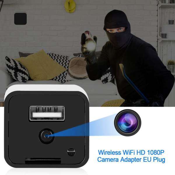 Camera an ninh, camera quay lén dạng cốc sạc HD 1080P (Đen)