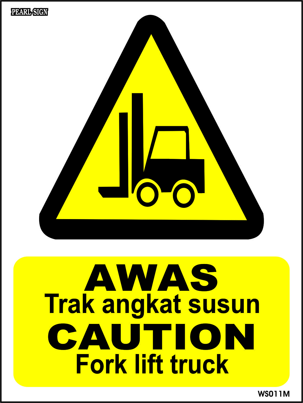 DOSH JKKP STANDARD WARNING SIGN 100 X 300MM 300X400MM 400X600MM