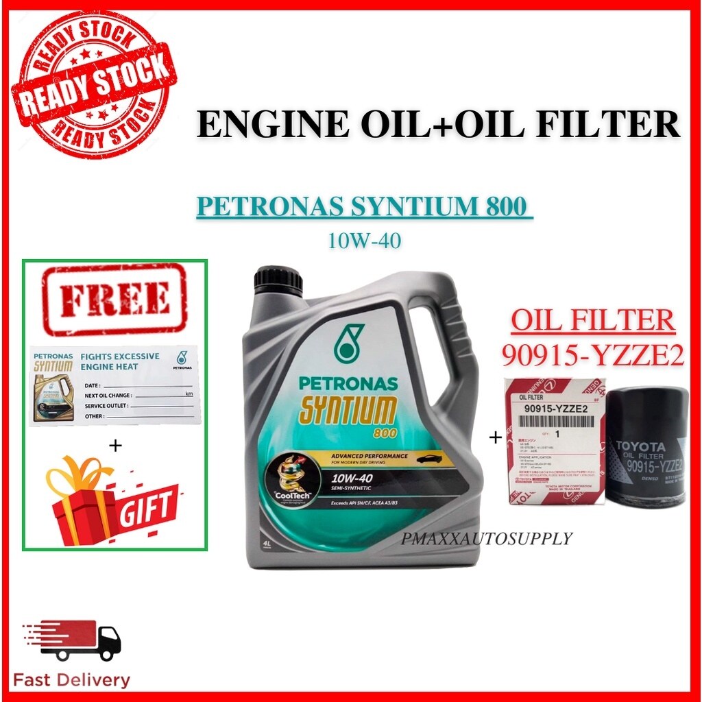 Petronas Syntium 800 10W40 Semi Synthetic SN CF Engine Oil 4L 10w40