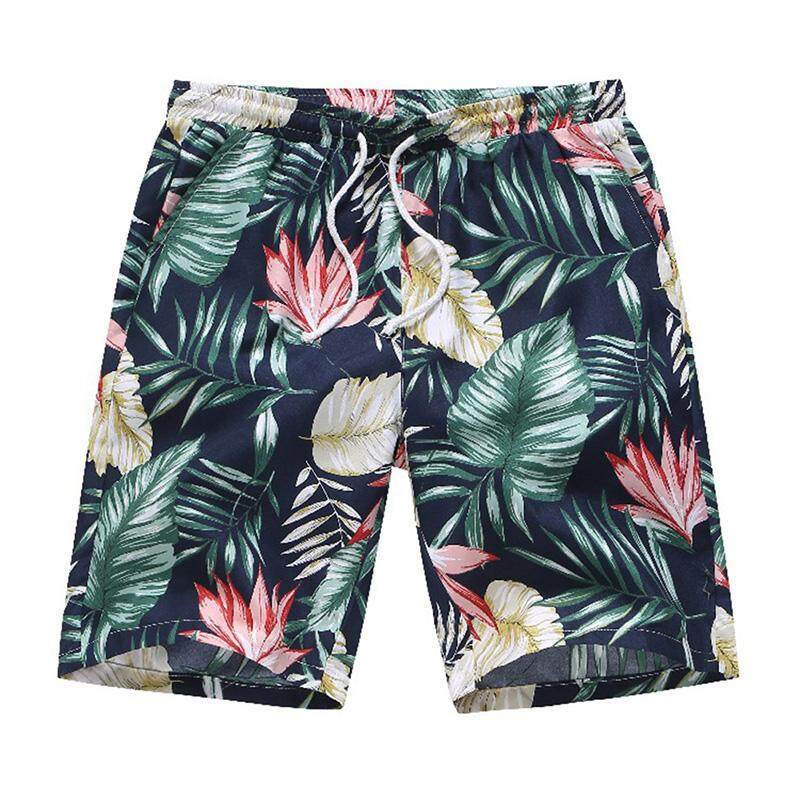 ผีเสื้อชายฤดูร้อนพิมพ์ดอกไม้ฮาวาย SWIM Beach คู่หลวมกางเกงขาสั้น S-4XL ผีเสื้อชายฤดูร้อนพิมพ์ดอกไม้ฮาวาย SWIM Beach คู่หลวมกางเกงขาสั้น S-4XL