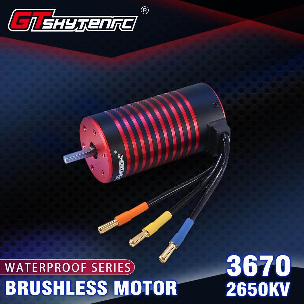 Gtskytenrc 3670 2050KV/2650KV Motor Tanpa Sikat untuk GTR/Lexus 2S 1:10 3S 4S 1:8 RC Balapan Drift off-Road Mobil Truk Sensorless
