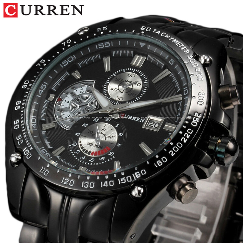 Đồng hồ nam Curren 8083 -  dây thép không gỉ