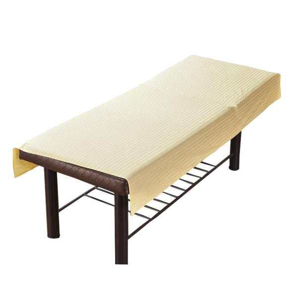 BolehDeals Màu Be Sọc Làm Đẹp GiườNg Massage Bàn Salon Spa Cotton Sheet