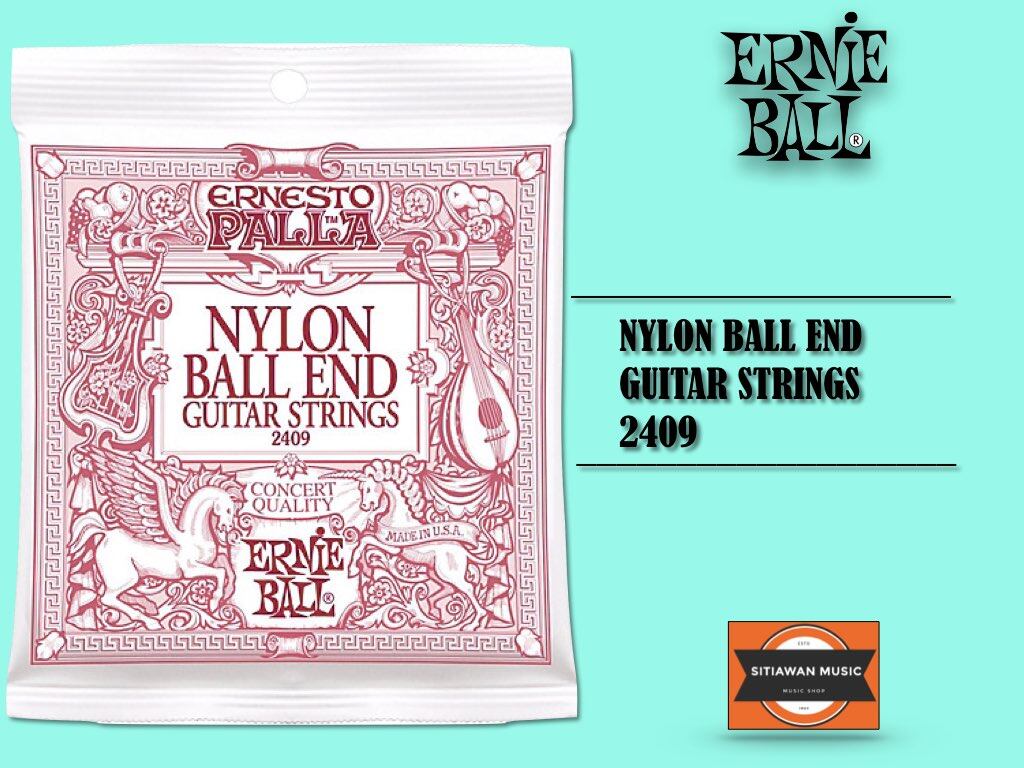 Ernie Ball 2409 Ernesto Palla Nylon Ball End Classical Guitar Strings