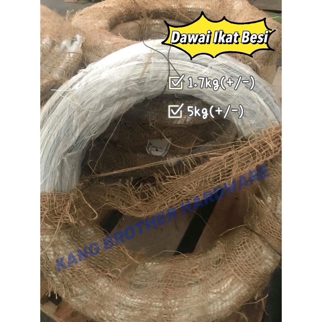 Dawai Ikat Besi 20 Galvanized Wire 20G Lazada