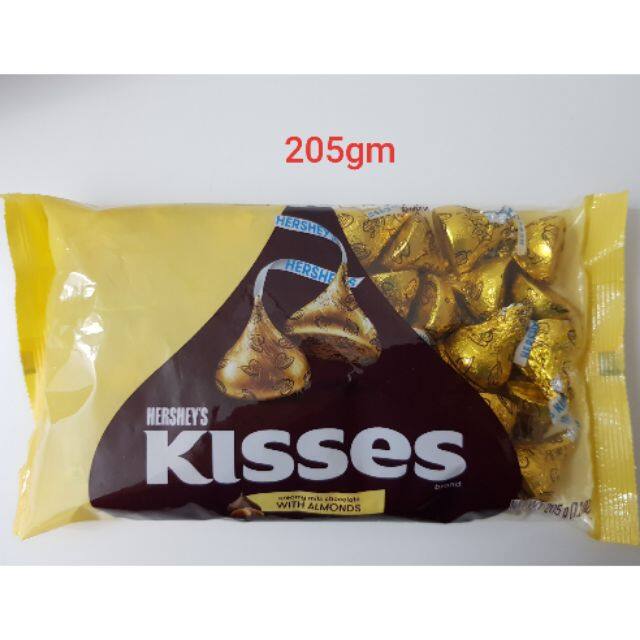 Hershey S Kisses G Creamy Milk Chocolate With Almond Lazada