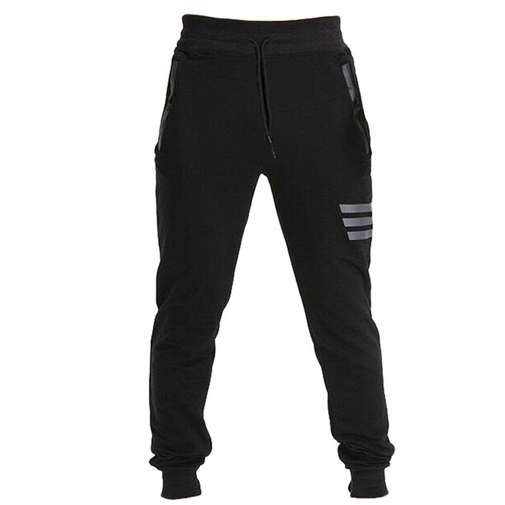 แบรนด์ชาย Sweatpants หย่อนใจแฟชั่นโรงยิมออกกำลังกายเพาะกายกีฬากางเกงขายาวผ้าฝ้ายจอกเกอร์ทรงสกินนี่กางเกง แบรนด์ชาย Sweatpants หย่อนใจแฟชั่นโรงยิมออกกำลังกายเพาะกายกีฬากางเกงขายาวผ้าฝ้ายจอกเกอร์ทรงสกินนี่กางเกง