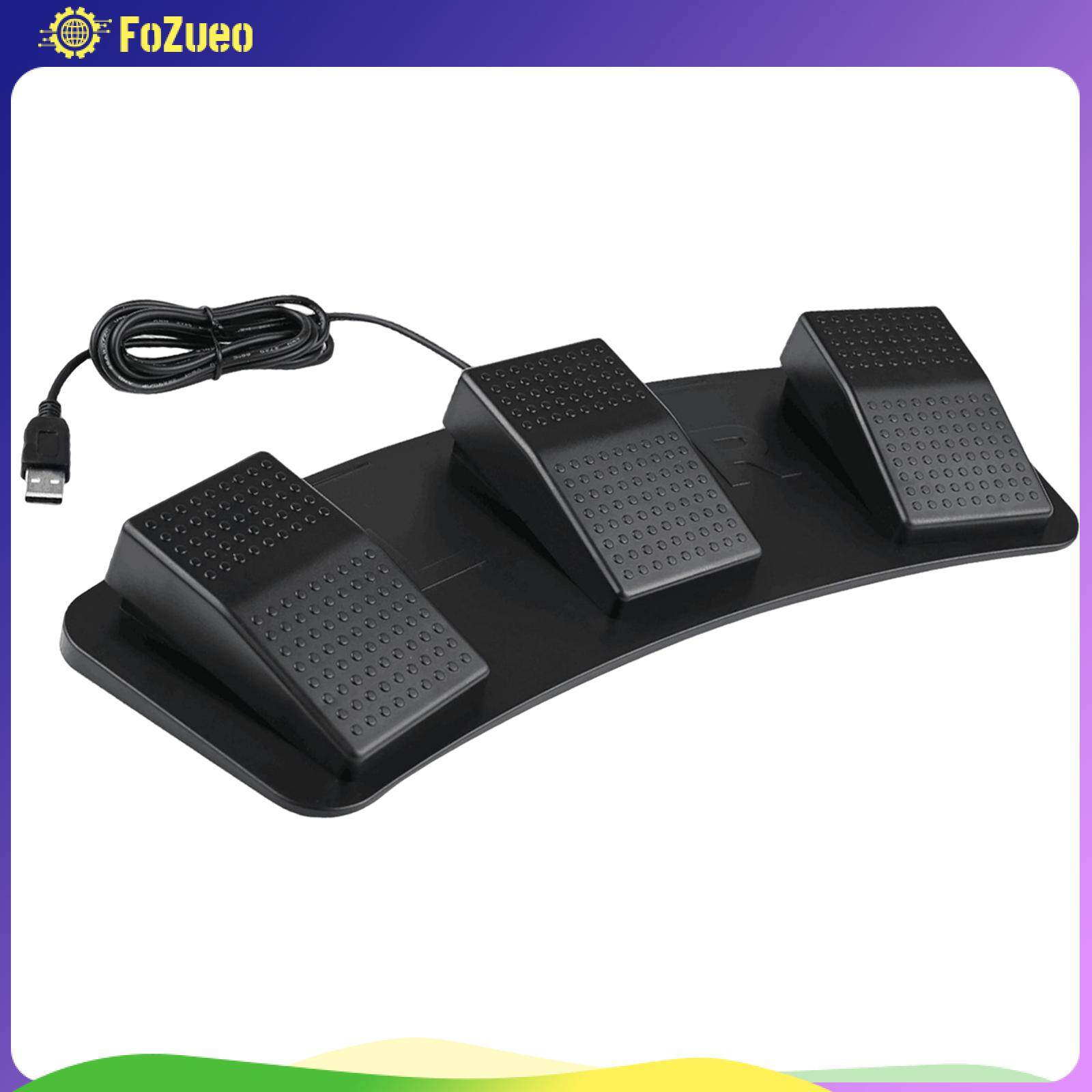 Fozueo Fs P Usb Triple Foot Switch Pedal Control Keyboard Mouse Pc