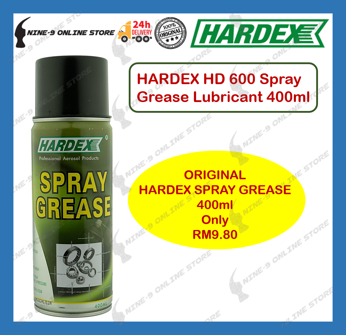 Hardex Hd Spray Grease Lubricant Ml Lazada