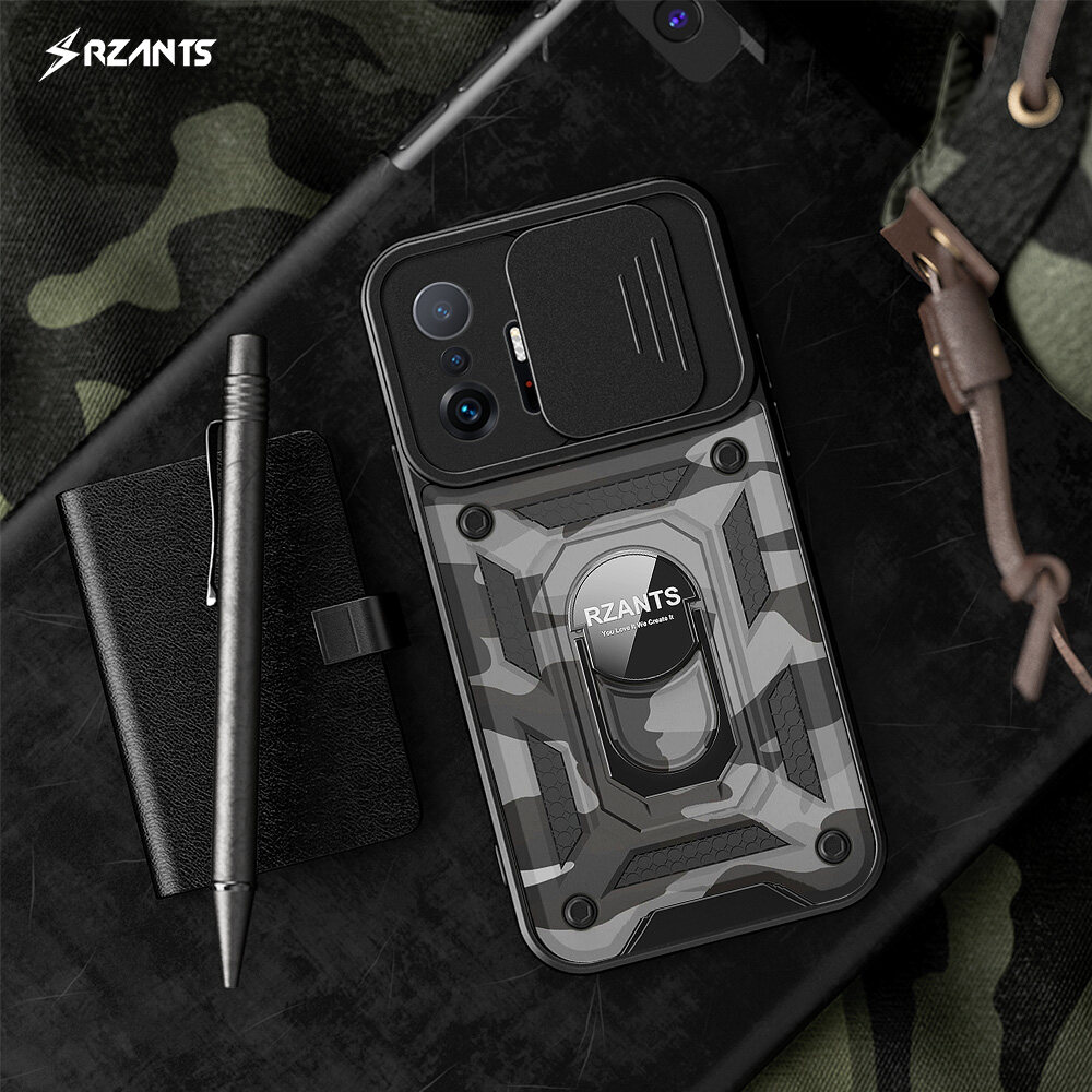 Rzants เคสสำหรบ Xiaomi MI 11T Pro Ase Jungle Tank ฝาครอบขาตงเลนส