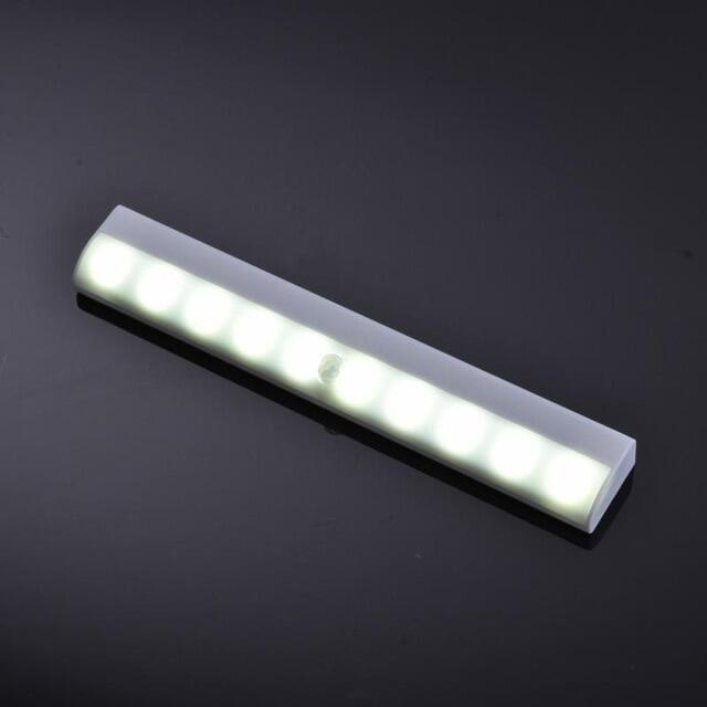 Sjeu Free Shipping Motion Sensor Closet Light 10 LED Wireless Light