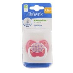 2018 New In Box Dr. Brown PreVent CLASSIC SHIELD Pacifier - Stage 2 * 6-12M – Pink – 1-Pack 100% Ori