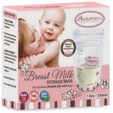Autumnz Double ZipLock Breastmilk Storage Bag (25 bags)-12oz