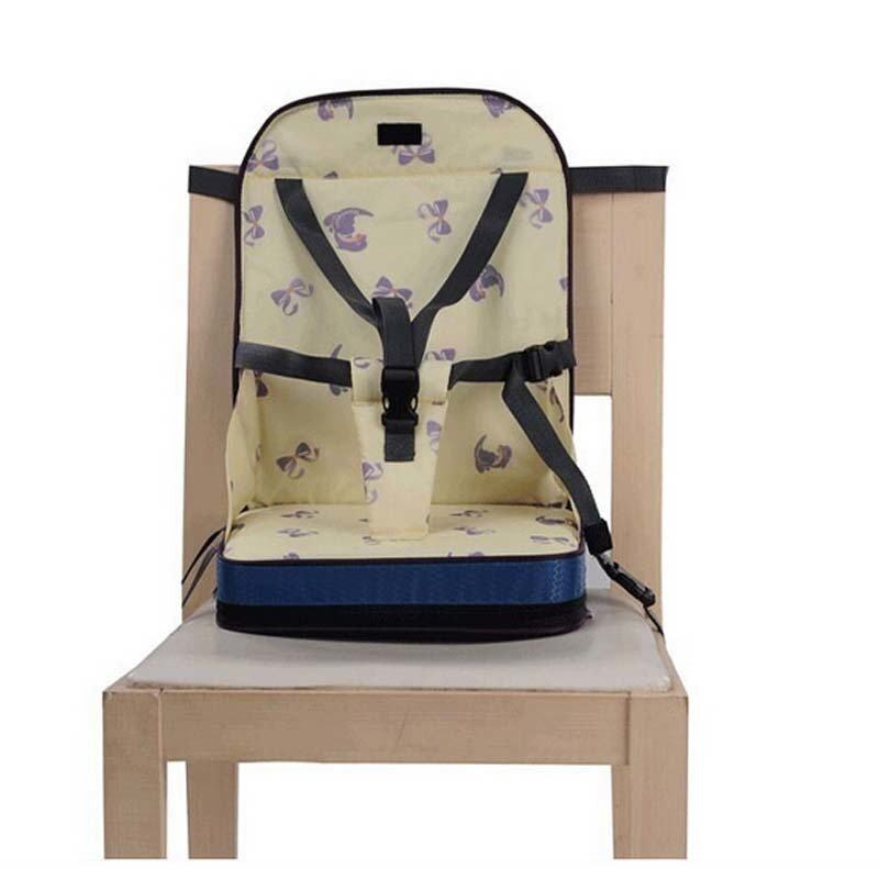 Baby Toddler Travel Dining Feeding High Chair Portable Foldable Booster Seat Yellow
