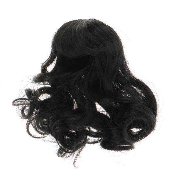 Bolehdeals Hitam Rambut Keriting Panjang Wig Sopak untuk 1/3 Boneka BJD Sd Membuat & Perbaikan-Internasional