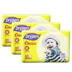 Drypers Classic Family Pack 12-17kg -XL50 3 pack