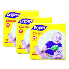 Drypers Classic Family Pack 6-11kg -M72 3 pack
