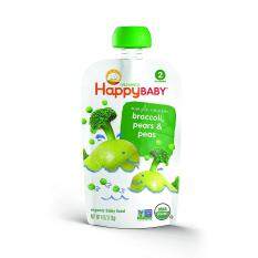Happy Baby Single Combos Pears Peas Broccoli 113G