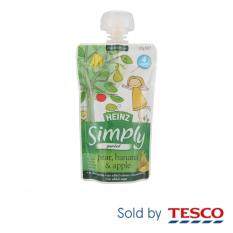 Heinz Simply Puréed Pear Banana & Apple 4 Months 120g