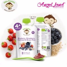 Freddie Pouches 4m+ 120g Blueberry Strawberry Oatmeal Brown Rice